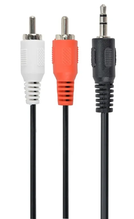 GEMBIRD Stereo audio kabel 3,5mm jack M / 2x RCA CINCH M 2,5 m