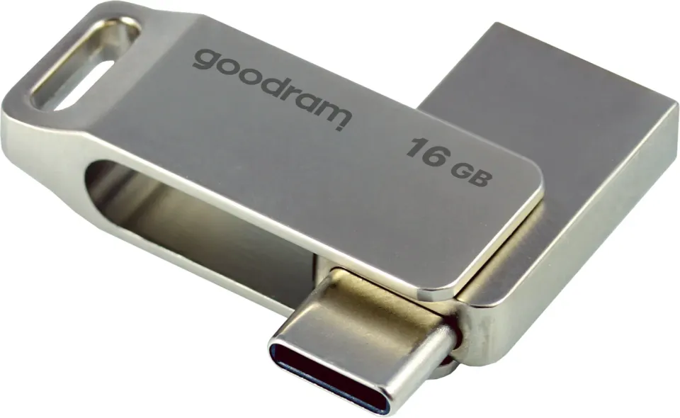 GOODRAM Flash Disk 16GB ODA3, USB 3.2, stříbrná