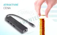 i-Tec USB3.0/LAN+HUB 3port Slim Gigabit Ethernet adaptér