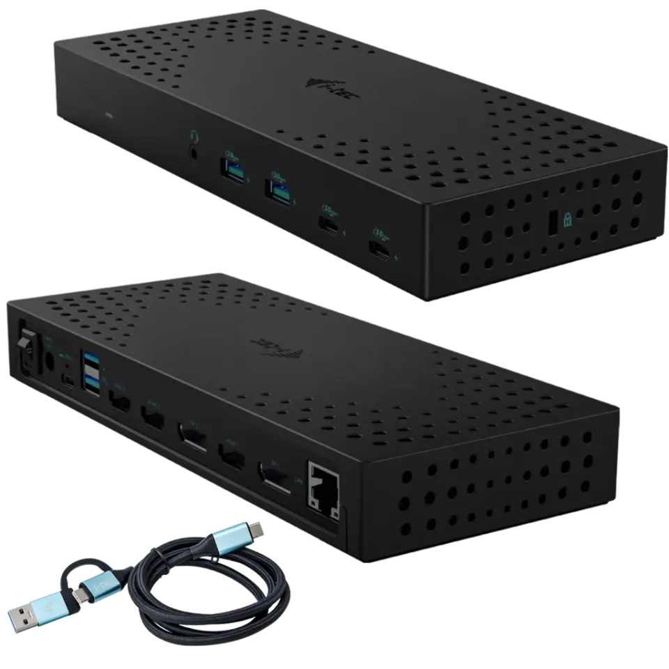 I-tec USB 3.0 / USB-C / Thunderbolt, 3x 4K Docking Station Gen 2 + Power Deliver