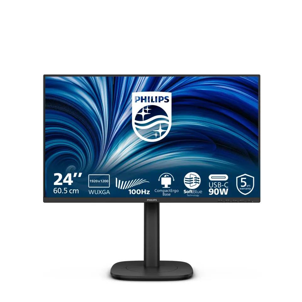 Philips LCD 24B2U3301D 24" IPS 16:10/1920x1200@100Hz/4ms/300cd/HDMI/DP/5xUSB/USB