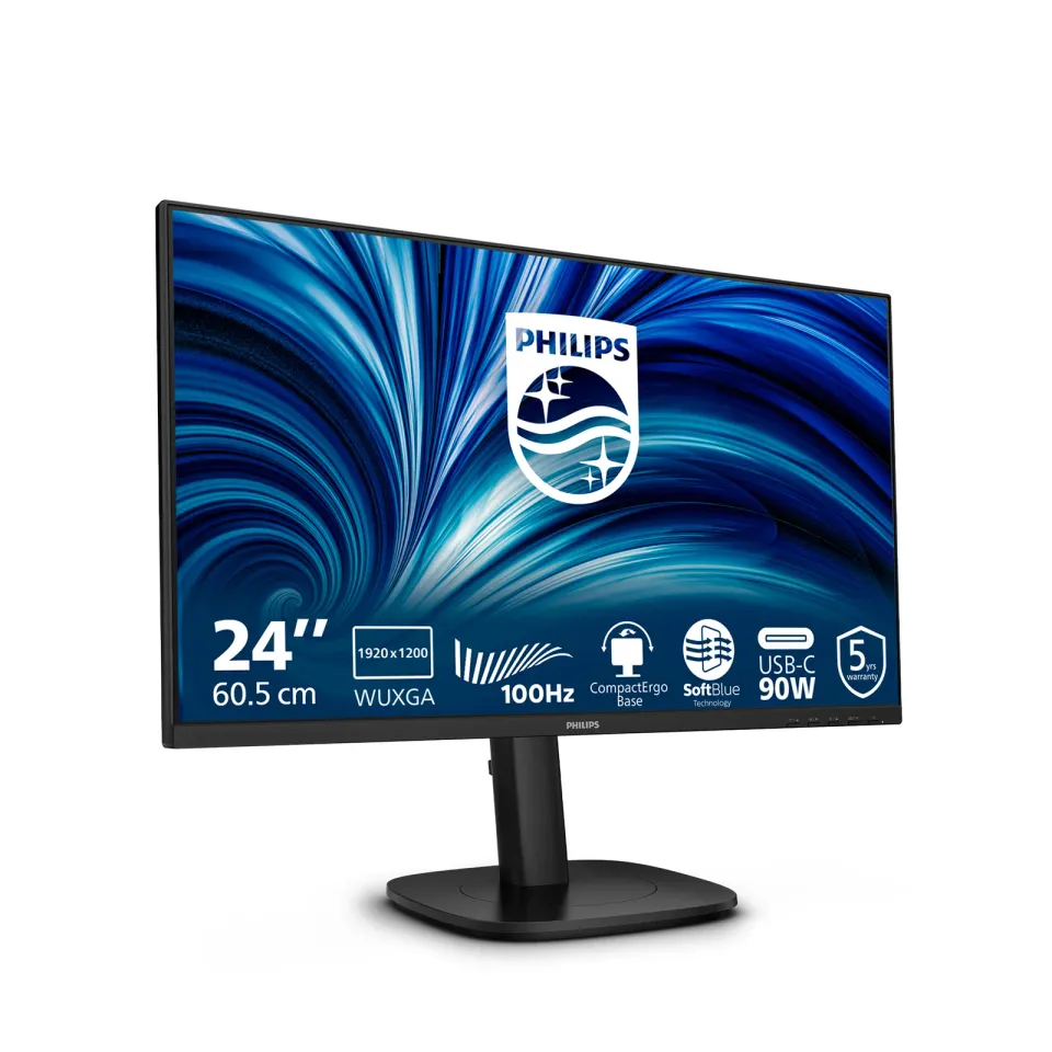 Philips LCD 24B2U3301D 24" IPS 16:10/1920x1200@100Hz/4ms/300cd/HDMI/DP/5xUSB/USB