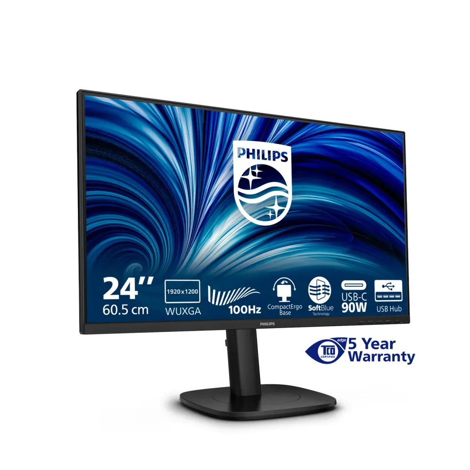 Philips LCD 24B2U3301D 24" IPS 16:10/1920x1200@100Hz/4ms/300cd/HDMI/DP/5xUSB/USB