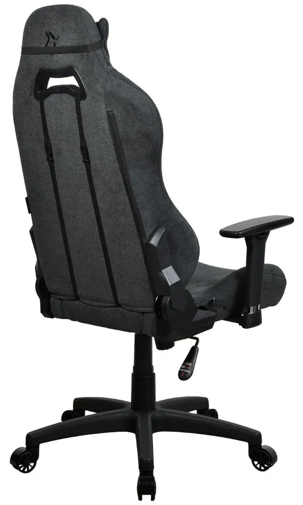 AROZZI herní židle TORRETTA Soft Fabric v2/ látkový povrch/ tmavě šedá