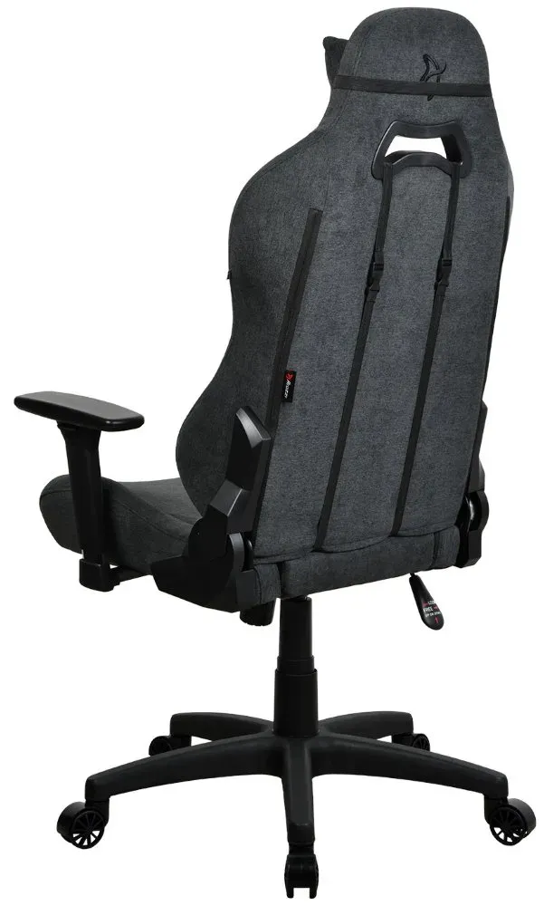 AROZZI herní židle TORRETTA Soft Fabric v2/ látkový povrch/ tmavě šedá