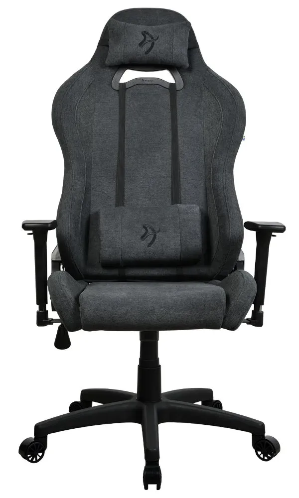 AROZZI herní židle TORRETTA Soft Fabric v2/ látkový povrch/ tmavě šedá