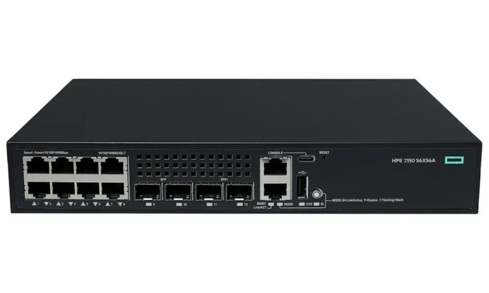 HPE Networking CW 2150 8p 10M/100M/1G 2p SFP 1G 2p SFP+ 1G/10G Switch