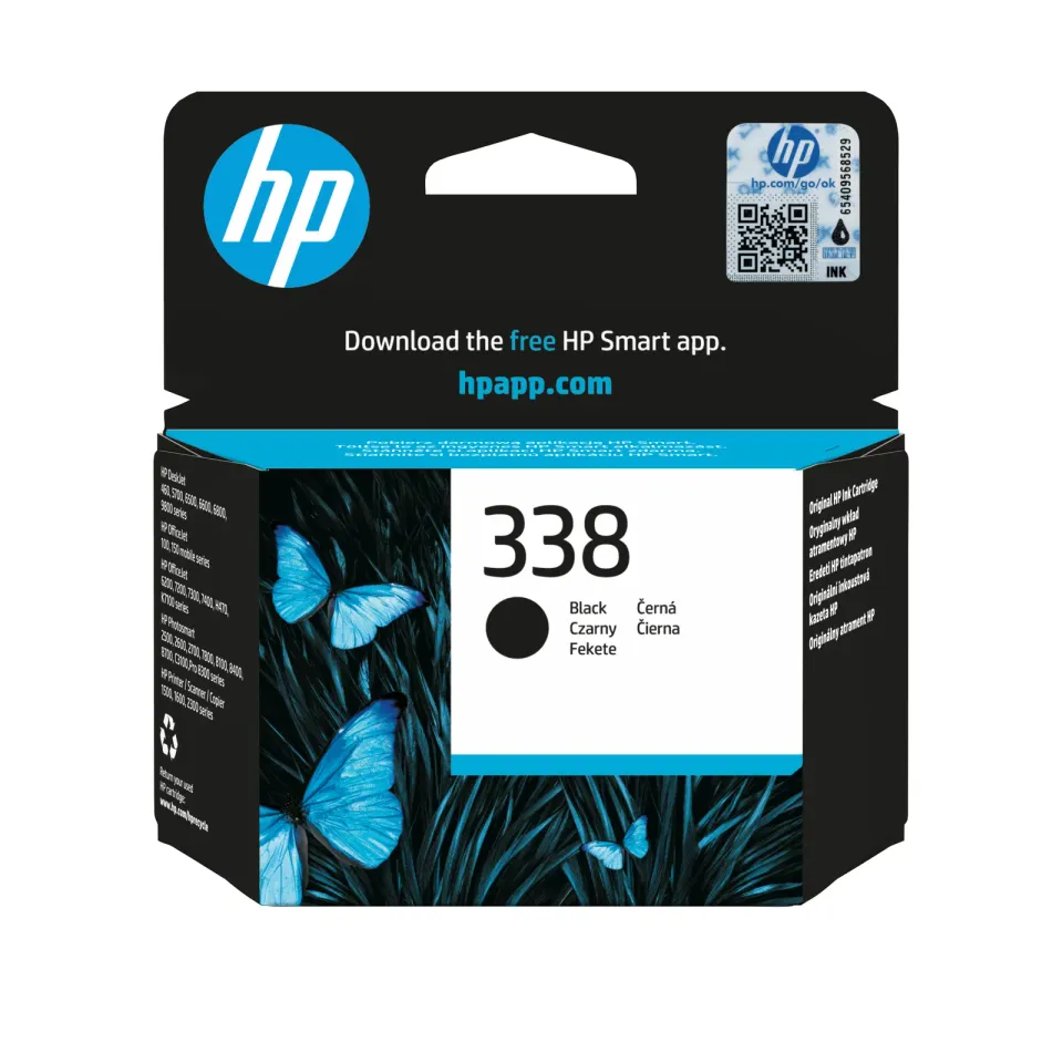 HP C8765EE náplň č.338 černá 11ml cca450stran