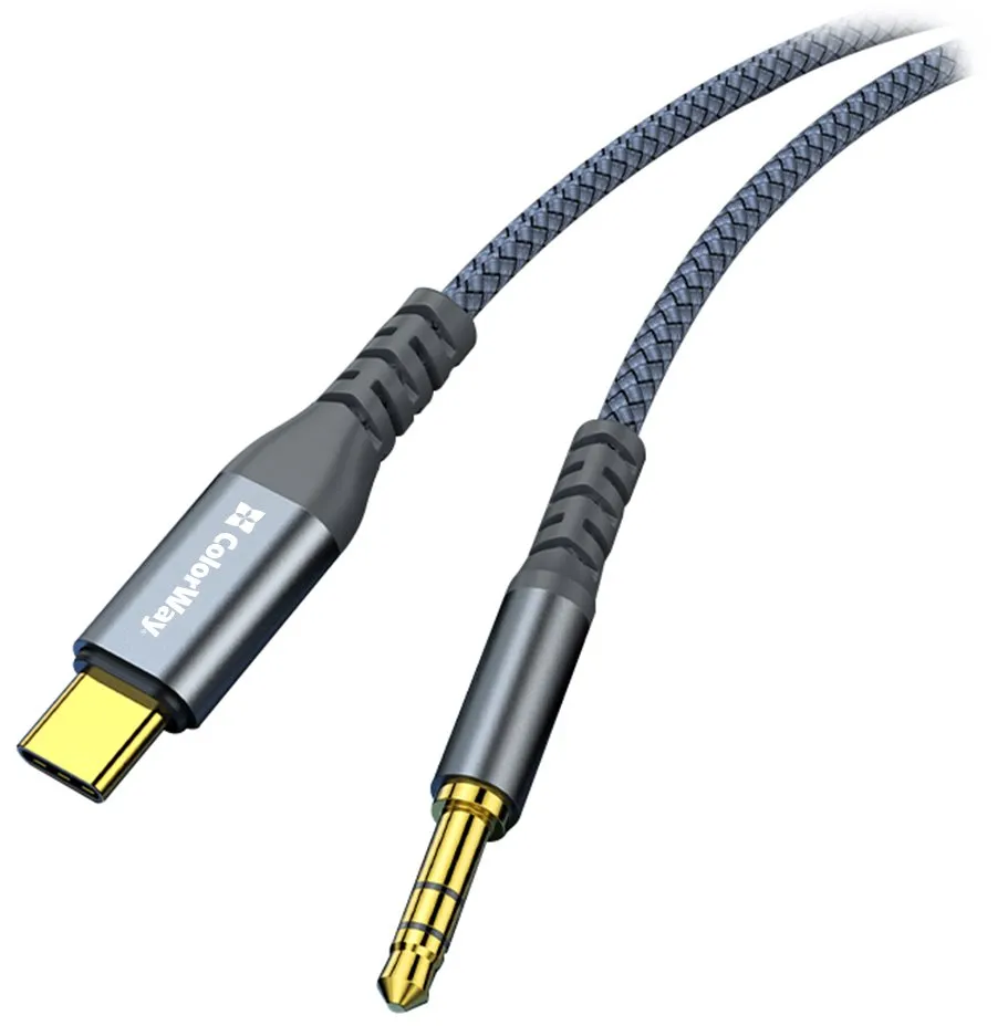 Colorway Adaptér USB-C na 3.5 mm jack/ 1.2m