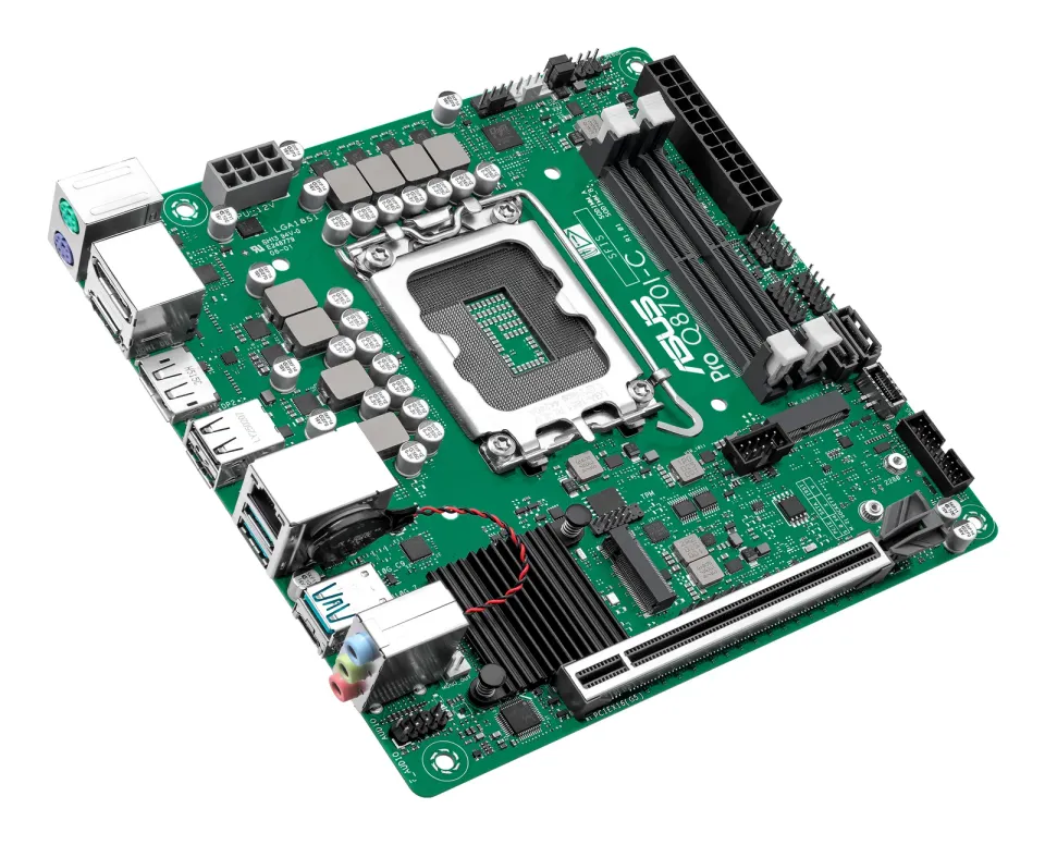 ASUS MB Sc LGA1851 PRO Q870I-C-CSM, Intel Q870, 4xDDR5, 2xDP, 1xHDMI, Mini-ITX