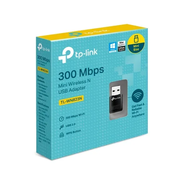 TP-LINK TL-WN823N Wifi USB adapter, 300Mbps