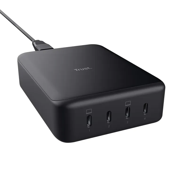TRUST napájecí adaptér MAXO 240W 4-PORT USB-C DESK CHARGER