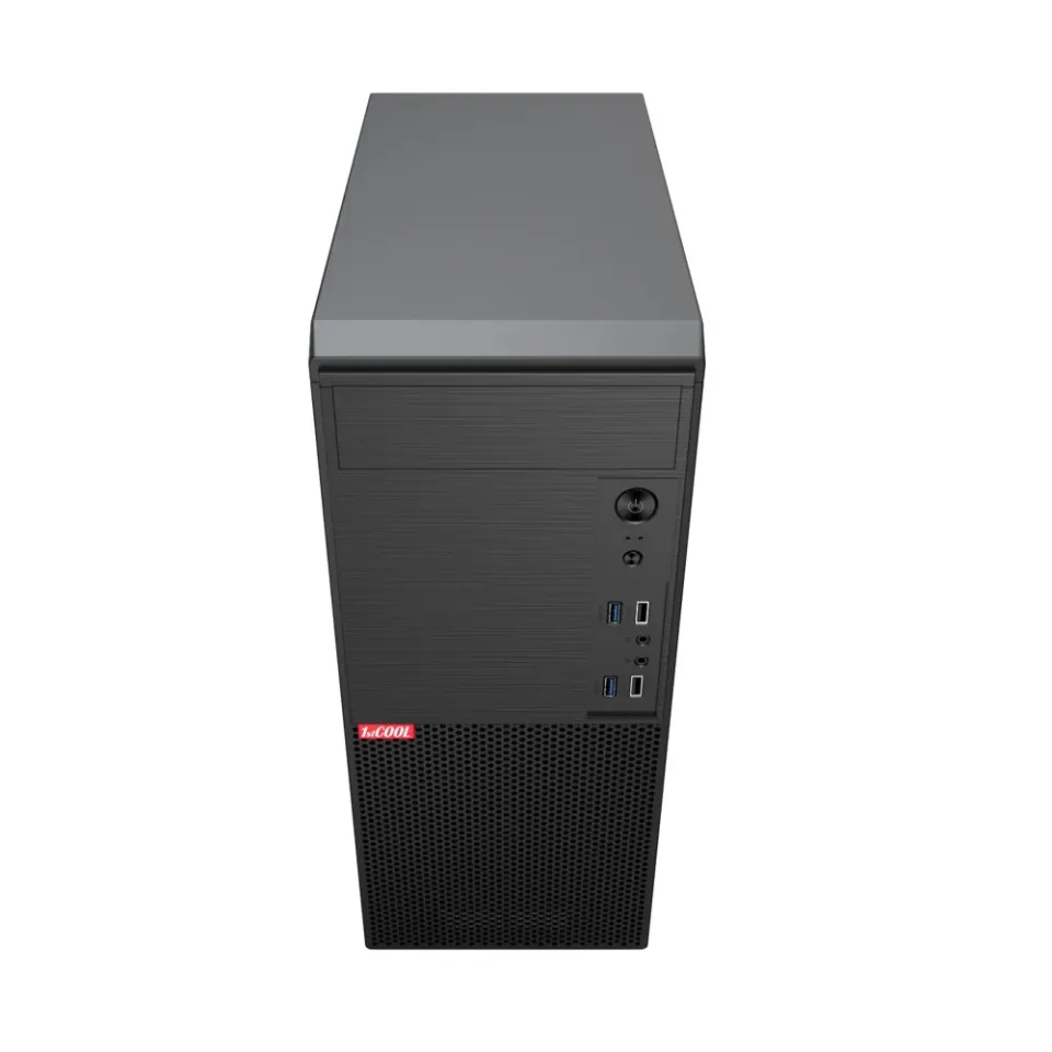 1stCOOL MiddleTower JAZZ 4, ATX black černý, bez zdroje, middletower ATX (USB3+ Audio) (PC case)