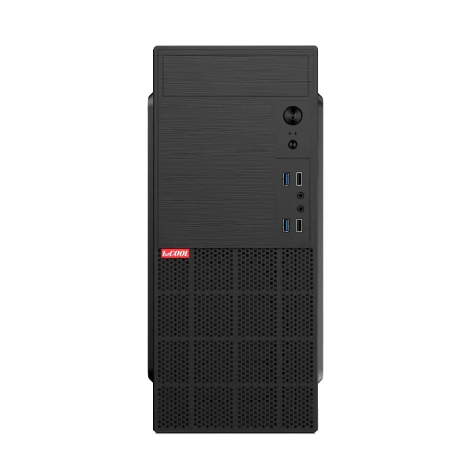 1stCOOL MiddleTower JAZZ 4, ATX black černý, bez zdroje, middletower ATX (USB3+ Audio) (PC case)