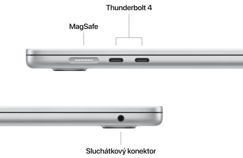 Apple MacBook Air 15'' (2026) / M5 / 15,3" / 10C CPU / 10C GPU / 16GB RAM / 512GB SSD / Stříbrný