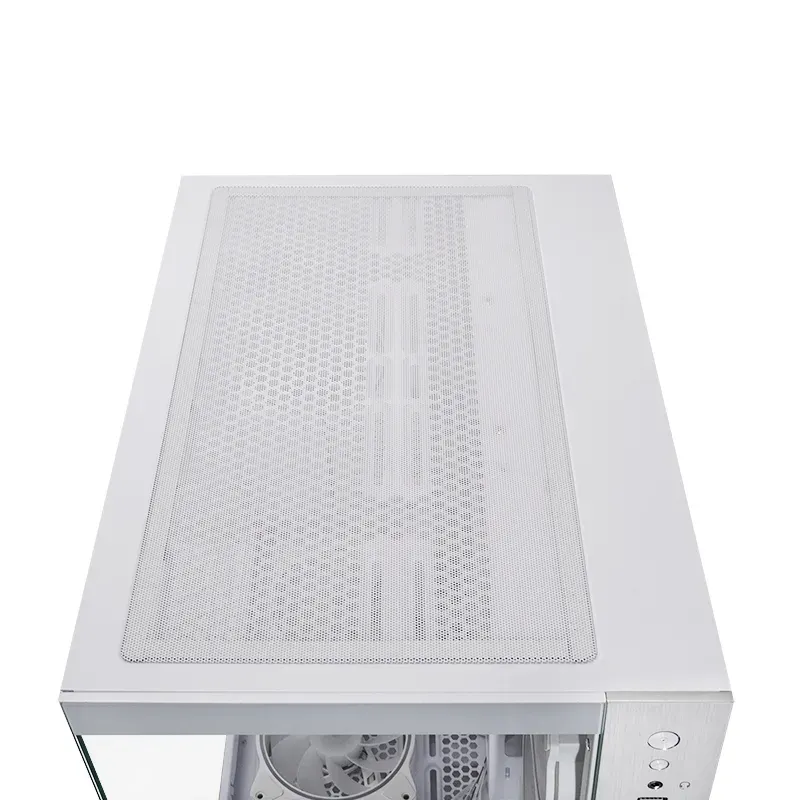 CHIEFTEC Visio / ATX / dvoukomorová / 6x120mm ARGB fan / 2xUSB 3.0 / USB-C / tvrz.sklo / bílá