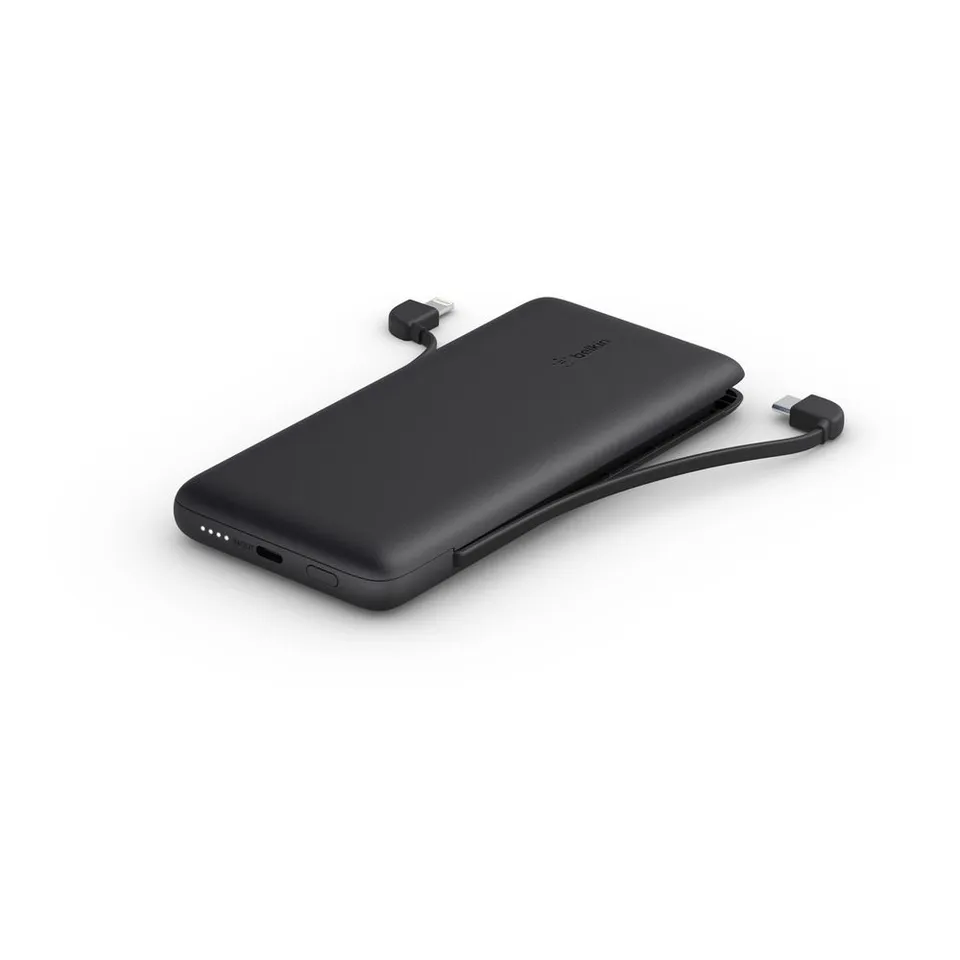 Belkin BOOST CHARGE USB-C Power Delivery PowerBanka, 10000mAh, s integrovanými k (BPB006btBLK)