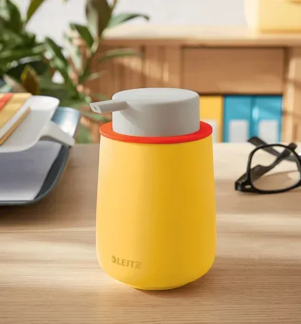 LEITZ dávkovací láhev s pumpičkou Cosy, teplá žlutá