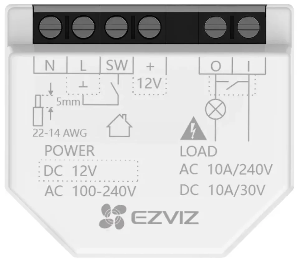 EZVIZ chytré Wi-Fi relé T35 (podpora Matter), Wi-Fi 6