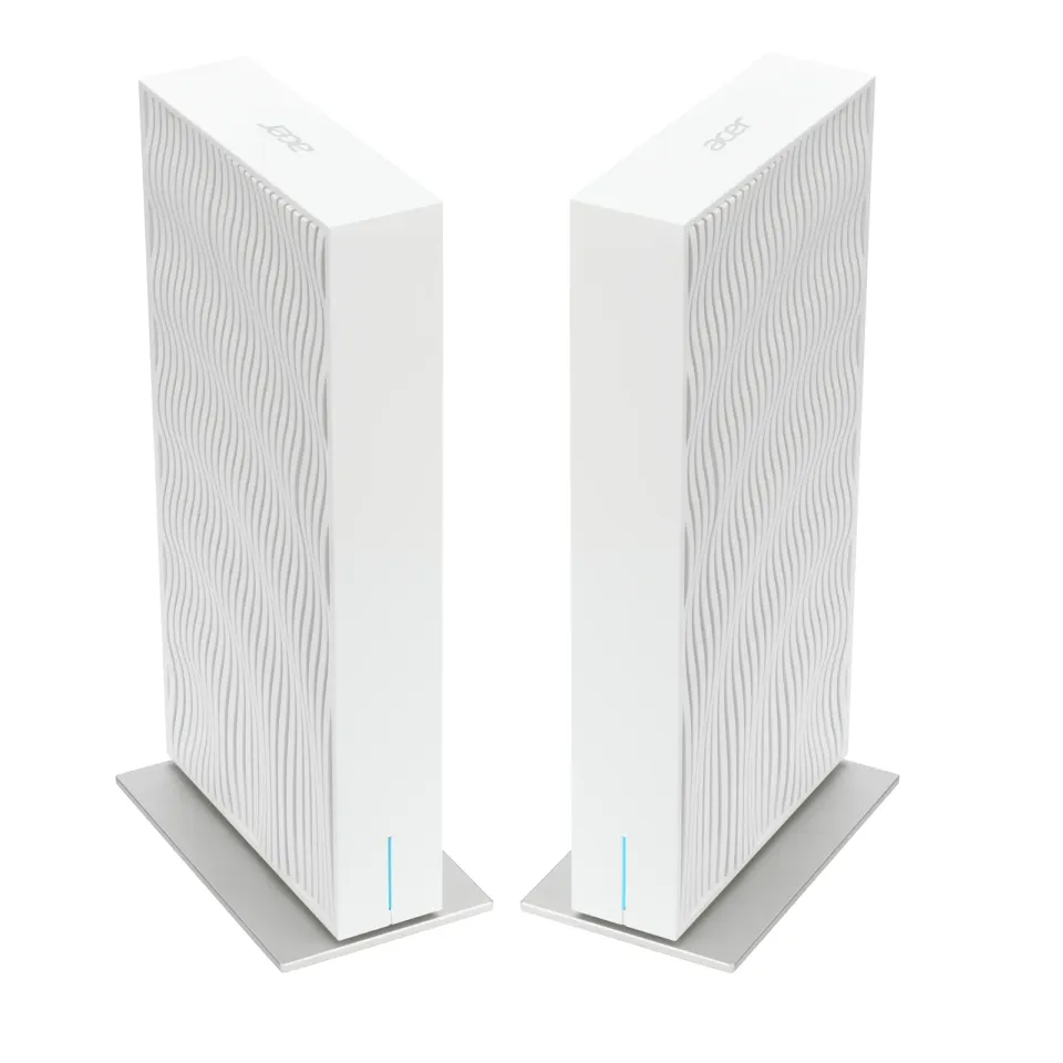 ACER Connect Wave 7 - Wifi 7 Mesh Router - DUALPACK (2pcs), white, 802.11 b/g/n/ac/ax/be 2x2, Dual band 2.4GHz + 5GHz or