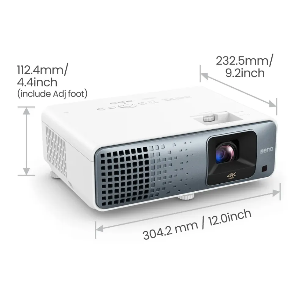 BenQ DLP Projektor TK710 4K UHD 3840x2160/3200 ANSI lm/1,15÷1,50/600000:1/2×HDMI