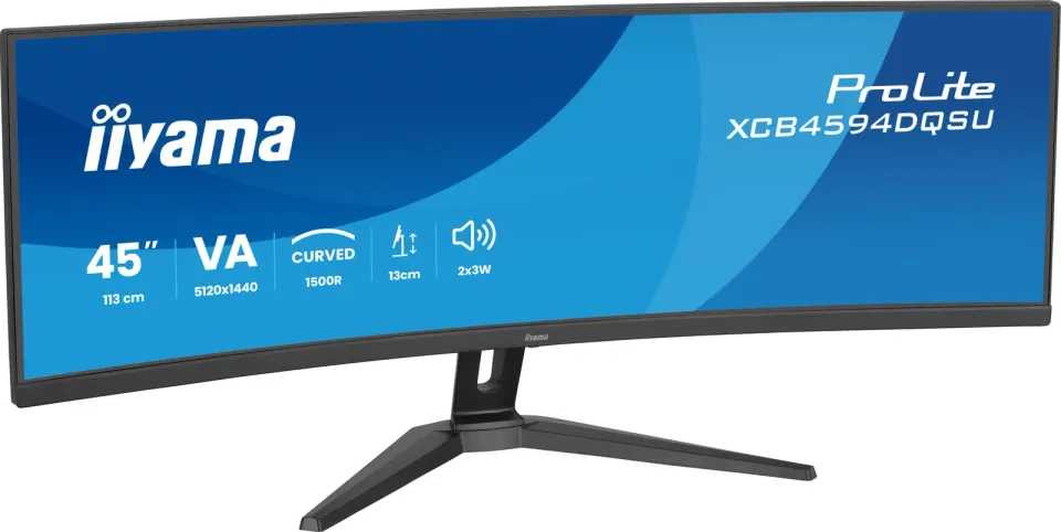 iiyama ProLite/XCB4594DQSU-B1/44,5"/VA/DQHD/75Hz/2ms/Černá/3R