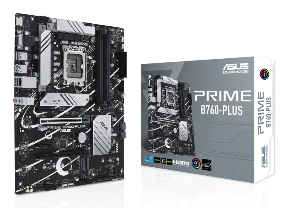 ASUS MB Sc LGA1700 PRIME B760-PLUS, Intel B760, 4xDDR5, 1xDP, 1xHDMI, 1xVGA, ATX