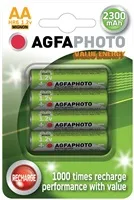 AgfaPhoto nabíjecí NiMH baterie AA, 2300mAh, blistr 4ks