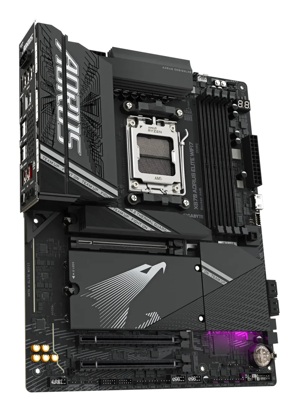 GIGABYTE MB Sc AM5 X870 A ELITE WIFI7, AMD X870, 4xDDR5, 2xHDMI, 2xUSB4, WiFi