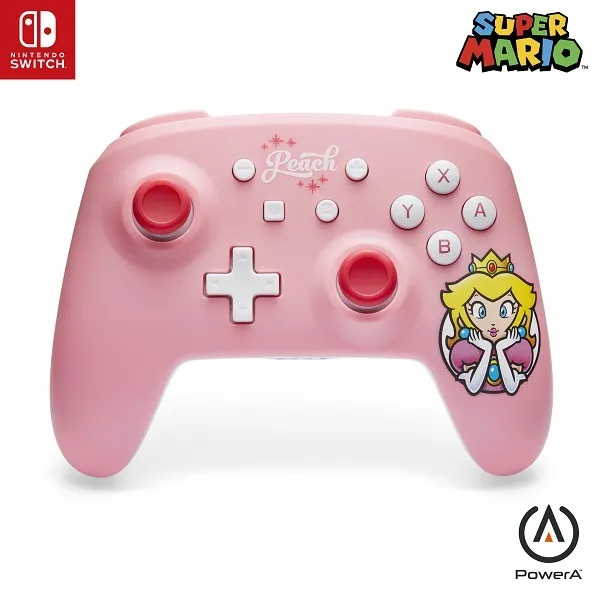 PowerA Bezdrátový ovladač pro Nintendo - Super Mario - Princess Peach