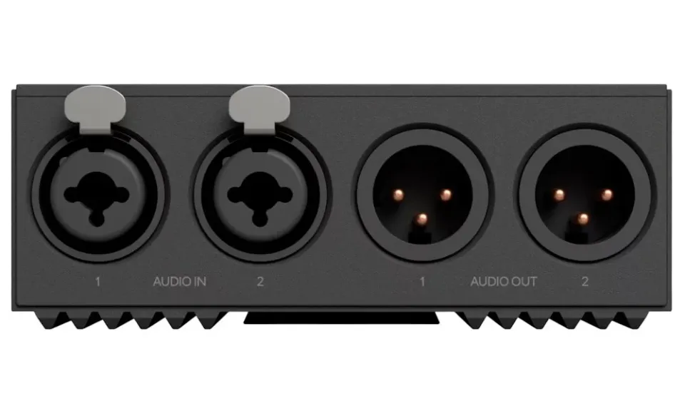 Ubiquiti Enterprise Audio/Video Bridge - Bridge pro přenos audio/video, 4K video, HDMI IN/OUT, 2x XLR Male/Female, PoE+