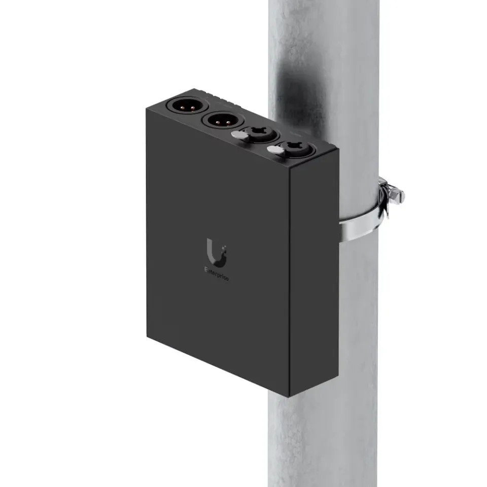 Ubiquiti Enterprise Audio/Video Bridge - Bridge pro přenos audio/video, 4K video, HDMI IN/OUT, 2x XLR Male/Female, PoE+