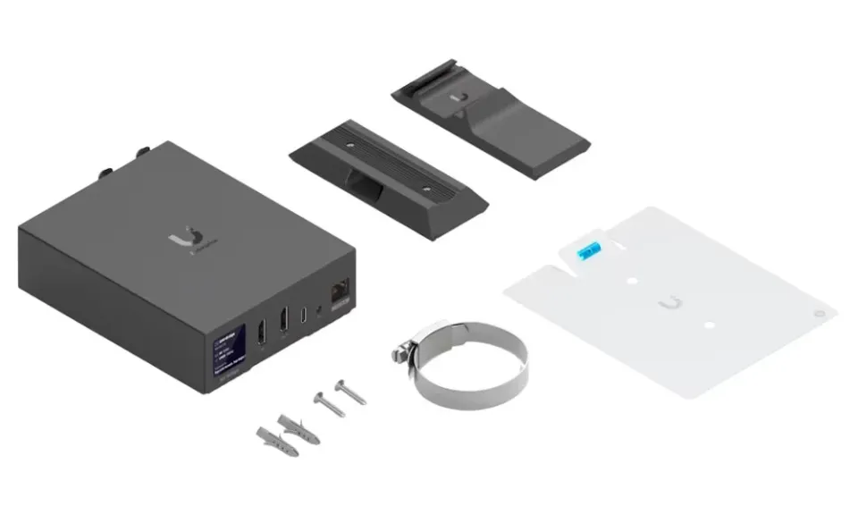 Ubiquiti Enterprise Audio/Video Bridge - Bridge pro přenos audio/video, 4K video, HDMI IN/OUT, 2x XLR Male/Female, PoE+