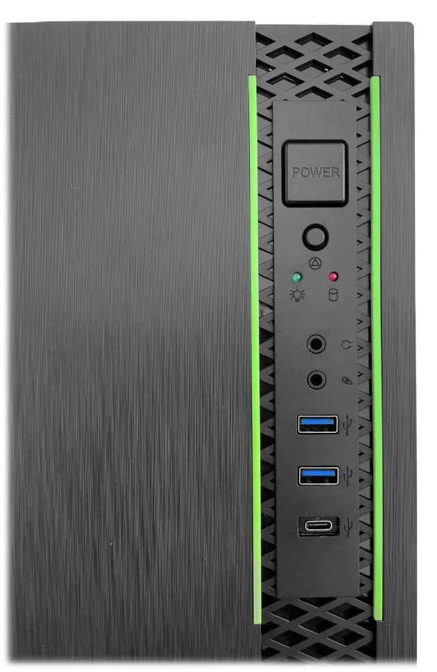 EUROCASE MidT ML N6-550B / bez zdroje / 2x USB 3.0 / USB-C / černá