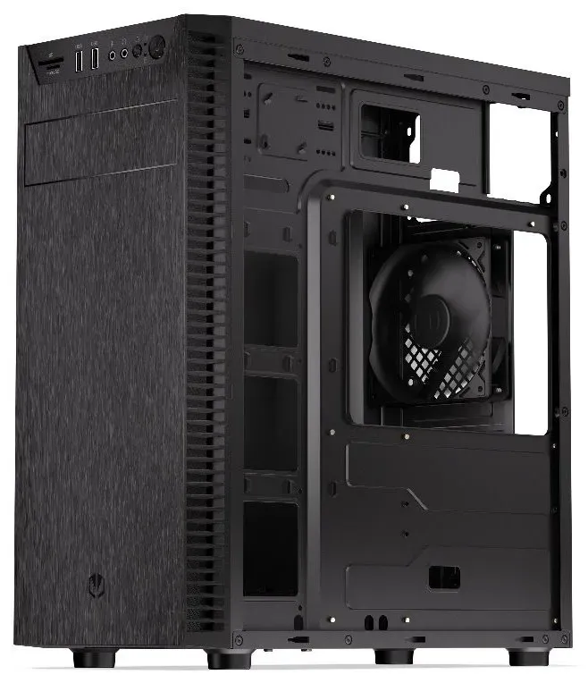 Endorfy skříň Armis 100 Solid / ATX / 120 mm fan / čtečka karet / 2x USB 3.0 / černá