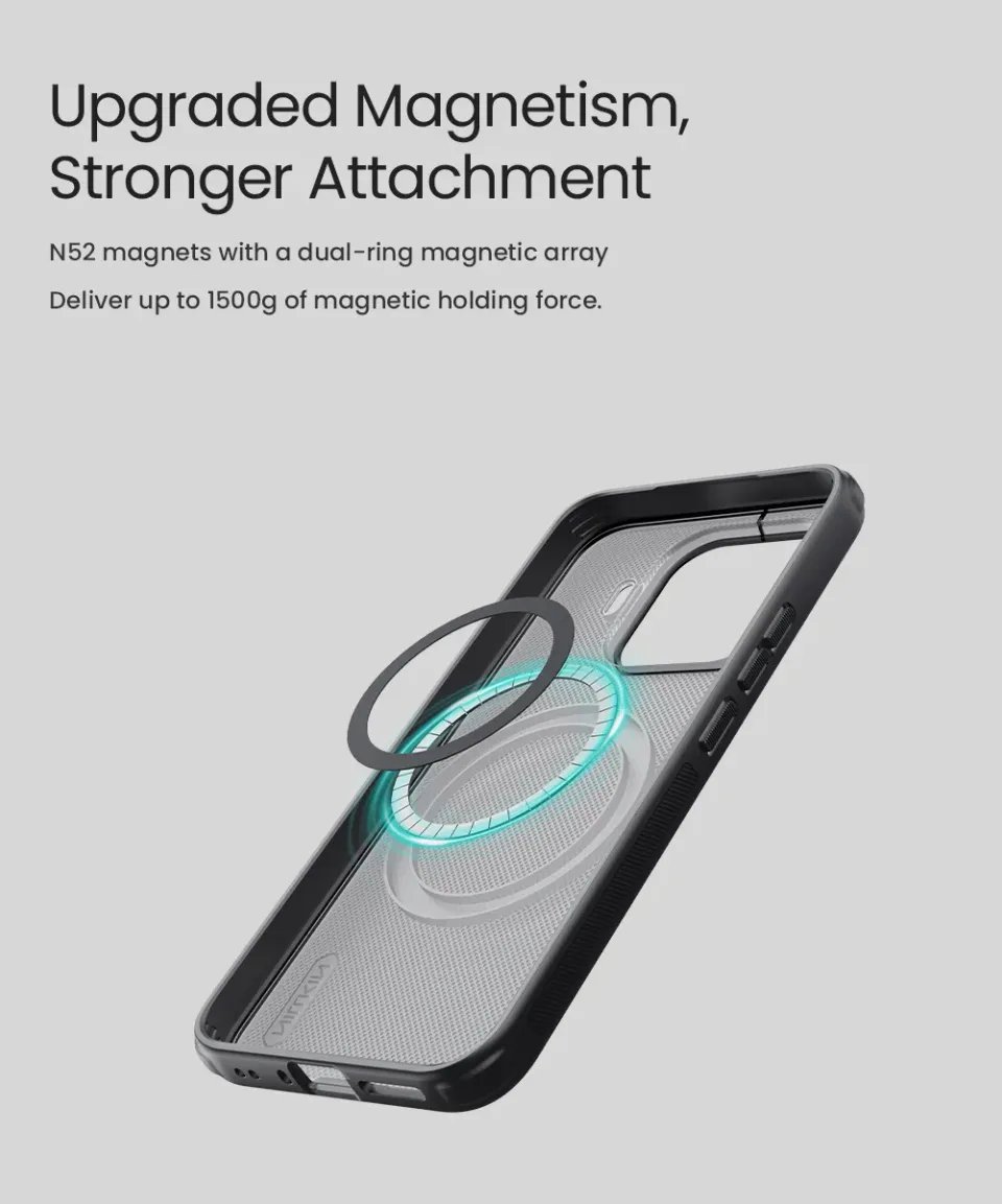 Nillkin Super Frosted PRO Magnetic Zadní Kryt pro Xiaomi 17T Pro Black