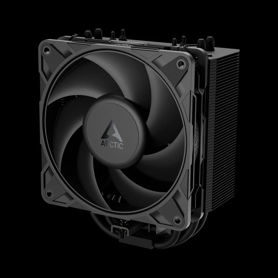 ARCTIC Freezer 36-S (Black) (BULK) - Výkonný a elegantní celočerný věžový chladič CPU