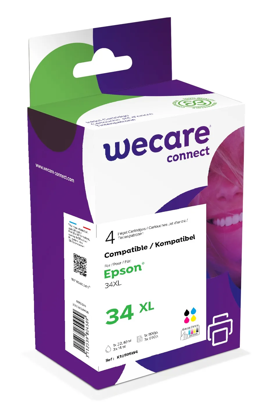 WECARE ARMOR ink sada kompatibilní s EPSON C13T347xxx,CMYK