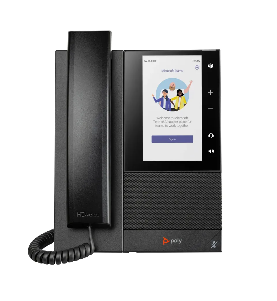 Poly CCX 505 firemní multimediální telefon, Microsoft Teams, PoE