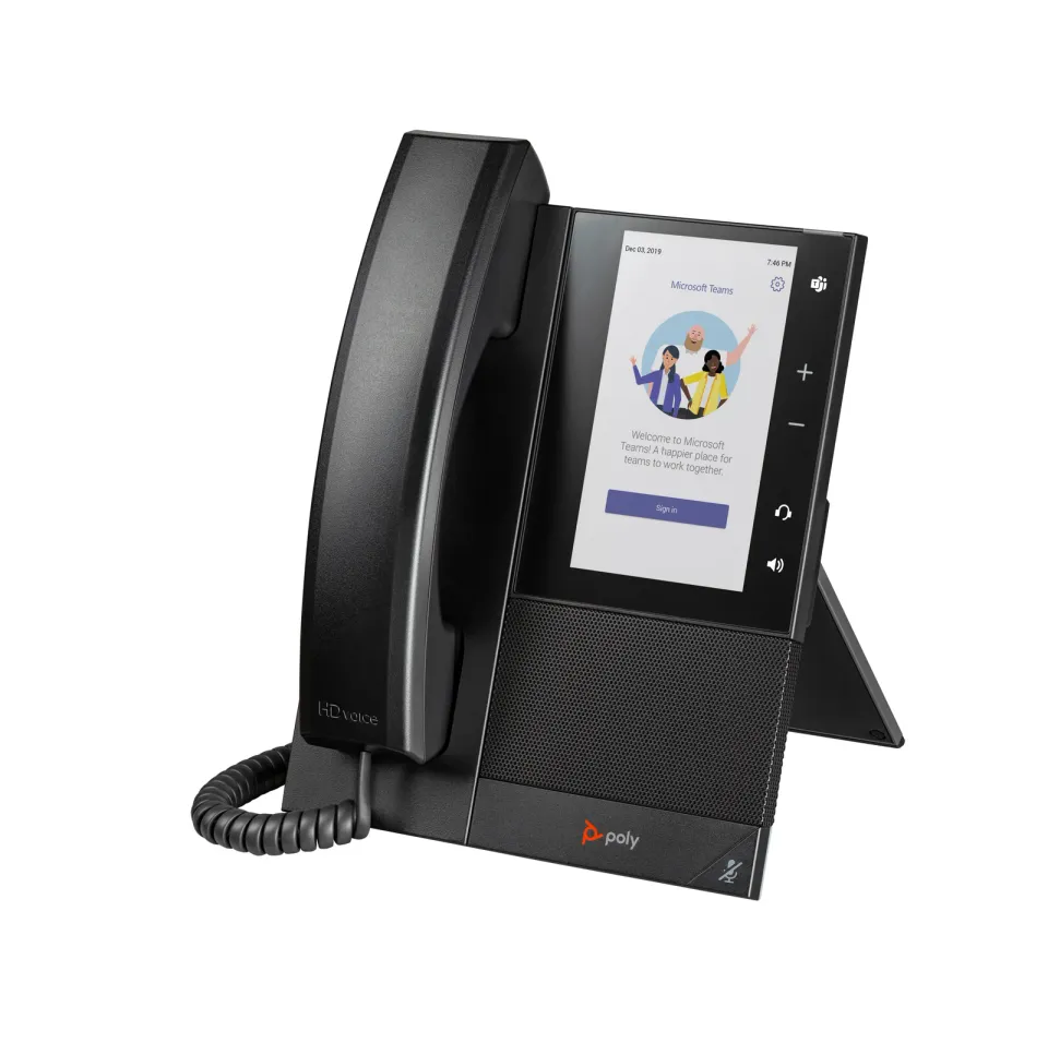 Poly CCX 505 firemní multimediální telefon, Microsoft Teams, PoE