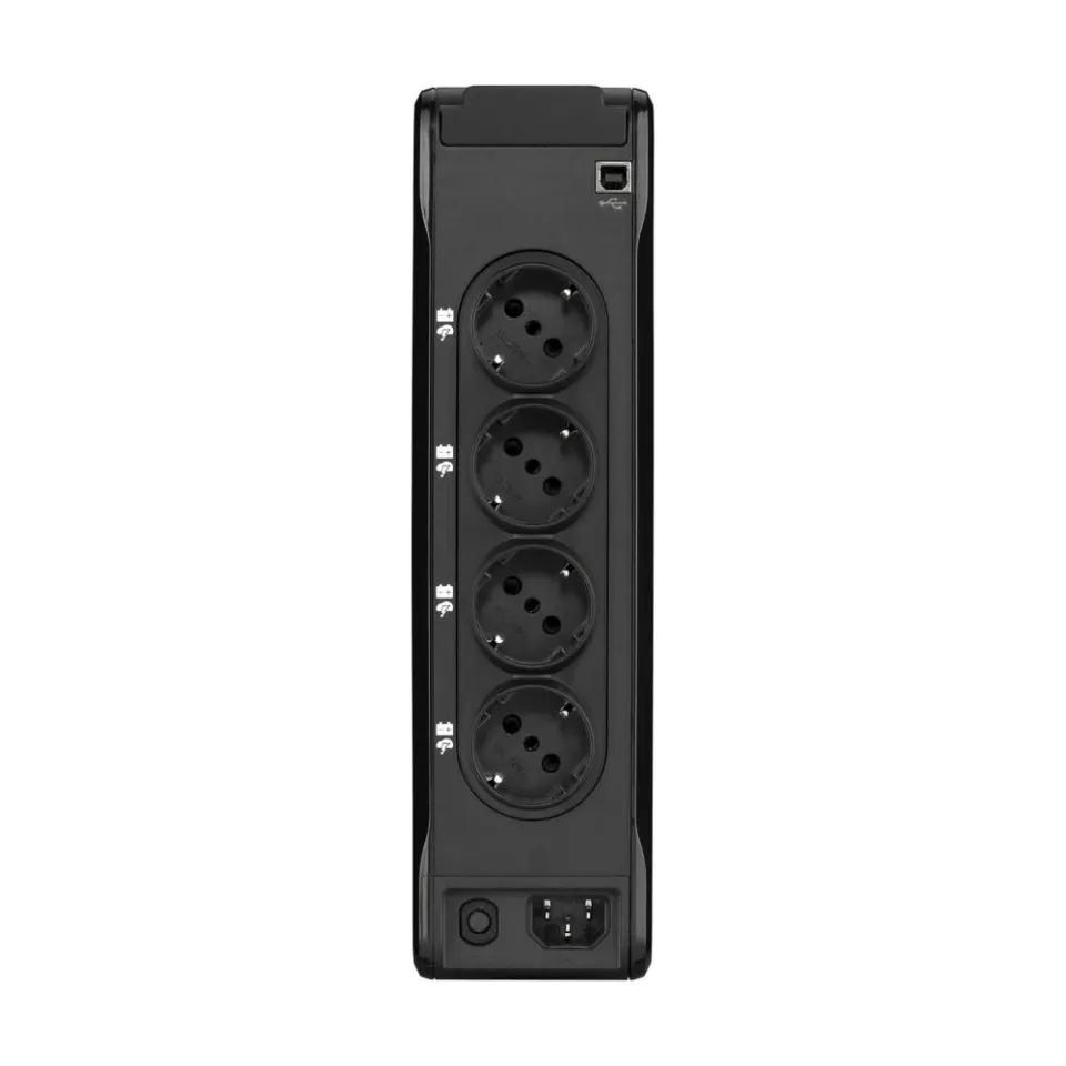 Eaton 3P Ellipse UPS DIN USB, 1700VA, 1040W, Vstup: C14, Výstupy: (3) Typ E, (1) Pouze přepěťová ochrana Typ E, Tower