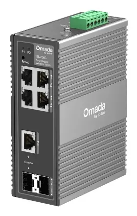 TP-LINK IES206G Omada 6portový gigabitový průmyslový Easy Managed switch