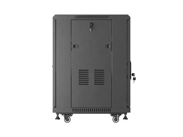 LANBERG Volně stojící skříň 19" 15U/600x600 černá (RAL9004) (v rozloženém stav