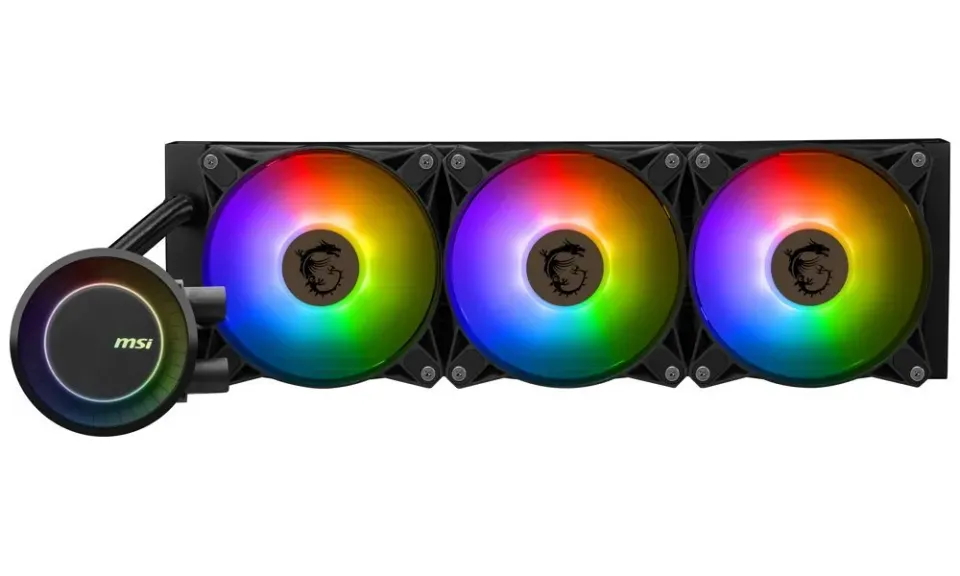 OPRAVENÉ - MSI vodní chladič CPU MAG CORELIQUID E360/ 3x 120mm ARGB fan/ podpora LGA1700