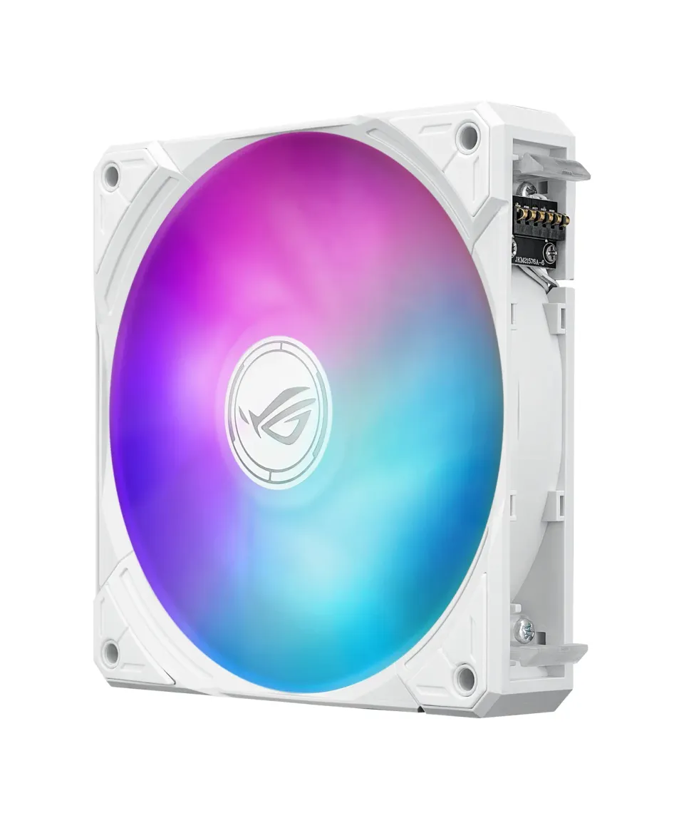 ASUS vodní chladič CPU AIO ROG RYUO IV SLC 360 ARGB, 3x120 mm, LGA1851, AM5, bílá
