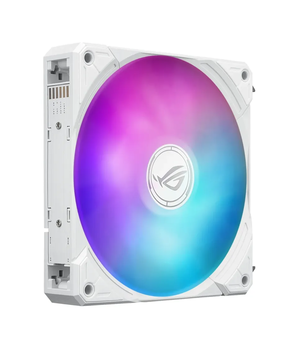 ASUS vodní chladič CPU AIO ROG RYUO IV SLC 360 ARGB, 3x120 mm, LGA1851, AM5, bílá