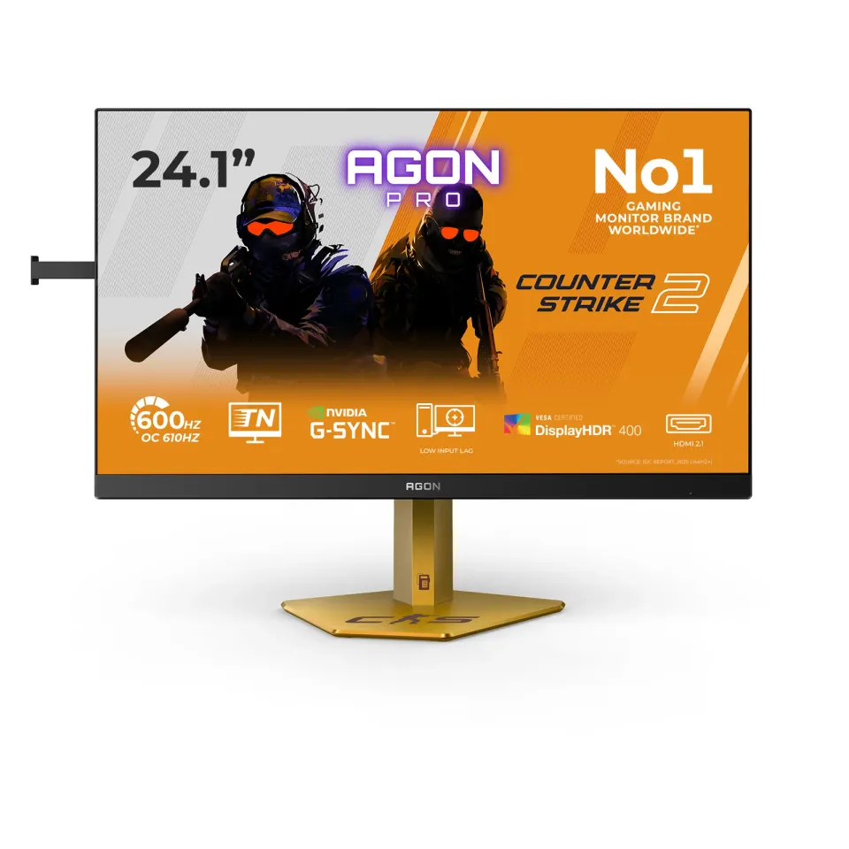 AOC LCD AGON PRO herní CS24A 24,1" TN/1920x1080@610Hz/0,5ms/500cd/2xHDMI/DP/4xUS