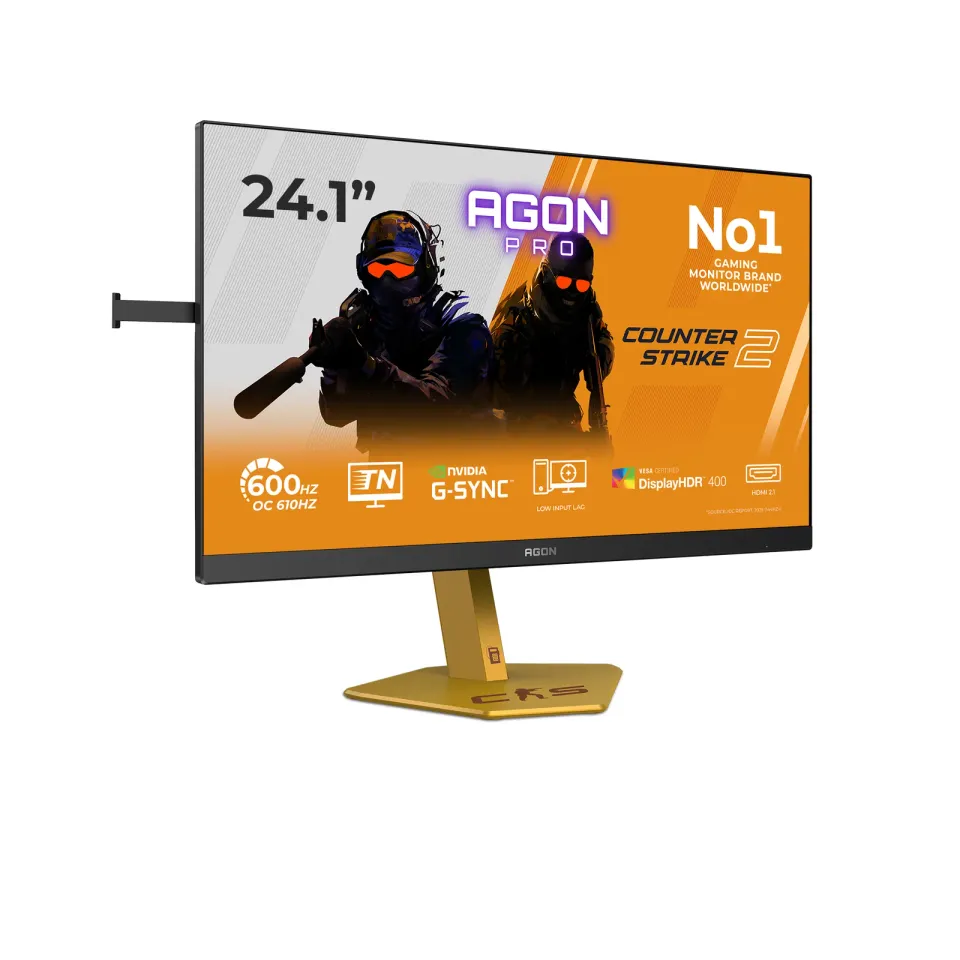 AOC LCD AGON PRO herní CS24A 24,1" TN/1920x1080@610Hz/0,5ms/500cd/2xHDMI/DP/4xUS