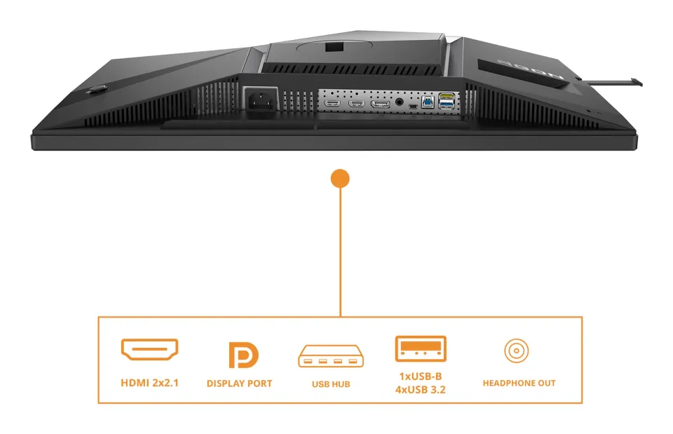 AOC LCD AGON PRO herní CS24A 24,1" TN/1920x1080@610Hz/0,5ms/500cd/2xHDMI/DP/4xUS