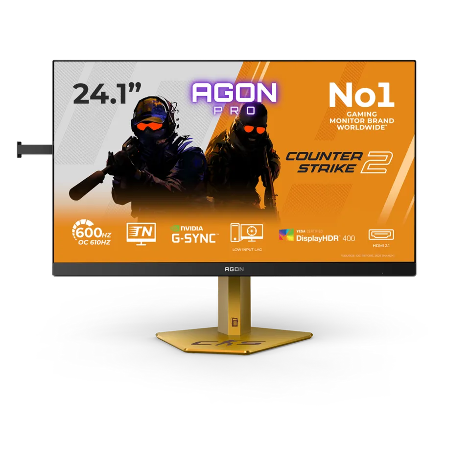 AOC LCD AGON PRO herní CS24A 24,1" TN/1920x1080@610Hz/0,5ms/500cd/2xHDMI/DP/4xUS
